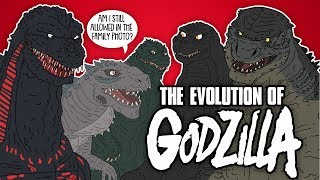 The Evolution Of Godzilla Animated [upl. by Tnilk]