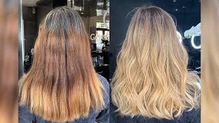 Cómo hacer corrección de color Eliminar el pelo Naranja Color Correction [upl. by Inessa]