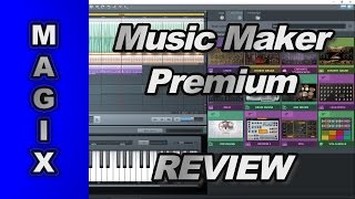 Magix Music Maker Premium REVIEW [upl. by Aicelet]