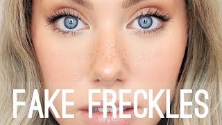 HOW TO FAKE Freckles amp Sunkissed Skin  Makeup Tutorial [upl. by Platto176]