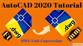 How to convert drawings from imperial to metric in AutoCAD 2020 [upl. by Ajit]