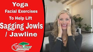 Yoga Facial Exercises To Help Lift Sagging Jowls  Jawline  VitaLife Show Episode 93 [upl. by Ariam62]