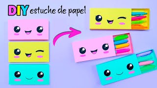 Manualidades con Papel  Cajitas de Papel DIY Estuche Lapicera  Tutorial Origami [upl. by Scully]