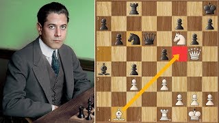 The Move of All Moves  Capablanca vs Marshall  Game 11 [upl. by Laverne956]