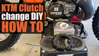 KTM Clutch Replacement How To DIY [upl. by Eivlys]