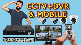 How to Remote View H264 DVR  How to Install CCTV Cameras With DVR  Network Setup on the DVR [upl. by Lainey]