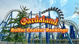 Gardaland Roller Coaster Rankings [upl. by Pallaten501]