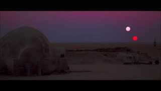 Binary sunset from A New Hope Star Wars The Digital Movie Collection [upl. by Corkhill20]