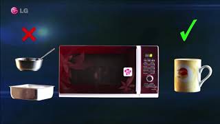 LG Microwave Oven – Utensils amp Modes of Usage [upl. by Napas]