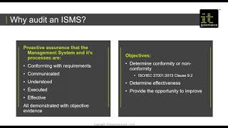 Assessing compliance the ISO 27001 ISMS internal audit [upl. by Eido]