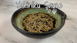 How to Make Yakiniku Sauce Japanese BBQ Sauce [upl. by Nerro778]