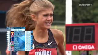 Konstanze Klosterhalfen  42111 min über die 1609 m  DiamondLeagueMeeting am 18082019 [upl. by Nwonknu]