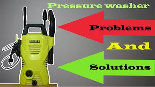 Pressure washer  3 Common problems amp solutions [upl. by Ahsetel]