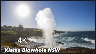 Kiama Blowhole NSW Australia 4K Drone Footage [upl. by Kirstyn89]