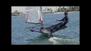 First Timing on a Moth  Learning to Hydrofoil [upl. by Eyr]