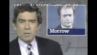 Vic Morrow News Report of His Death  July 23 1982 [upl. by Nylekcaj323]