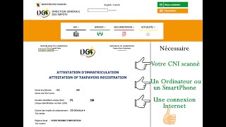 Attestation Dimmatriculation  Attestation of TaxPayers Registration [upl. by Uzzia532]