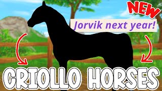 NEW CRIOLLO HORSE SPOILERS IN STAR STABLE [upl. by Pelletier]