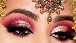 How To Flawless High Pigment Long Lasting Indian Bridal Eye Makeup Sweatproof amp Waterproof [upl. by Blount]