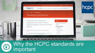 The importance of HCPC standards [upl. by Ab]