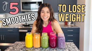 5 SMOOTHIES FOR THE WEEK TO LOSE WEIGHT Yovana [upl. by Jew]