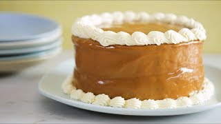 Caramel Chiffon Cake Recipe  Yummy PH [upl. by Grannia]