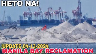 MANILA BAY RECLAMATION PROJECT UPDATE April 13 2024 [upl. by Elyad]