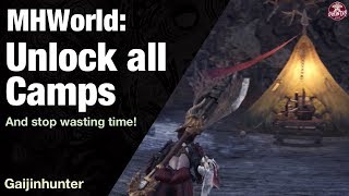 Monster Hunter World Unlock All Camps [upl. by Nylirrehs]