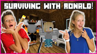 PLAYING MINECRAFT HARDCORD WITH RONALD [upl. by Niwrek]