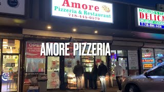 Pizza review AMORE Pizzeria Queens NY [upl. by Eppillihp]