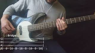 Marilyn Manson  Sweet Dreams Bass Cover Tabs [upl. by Haynes997]