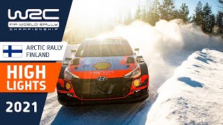 Event Highlights Clip  REVIEW  WRC Arctic Rally Finland 2021 [upl. by Ssepmet]