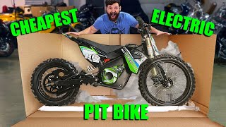 I BOUGHT the CHEAPEST ELECTRIC Pit Bike on the Internet [upl. by Giustina]