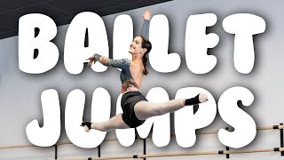 Beginner Grand Allegro Basic Ballet Jumps Tutorial [upl. by Olfe]