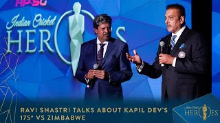 Ravi Shastri describes Kapil Dev’s iconic innings of 175 vs Zimbabwe [upl. by Enileuqcaj]