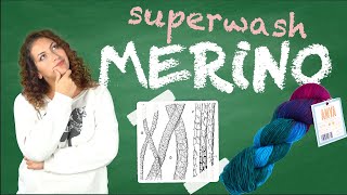 What is Superwash Merino  Yarn University 4 [upl. by Ityak]