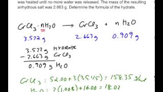 Determining the Formula of a Hydrate [upl. by Kcin416]