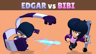 EDGAR vs BIBI  23 Tests  Best EPIC Brawler in Brawl Stars [upl. by Norok469]