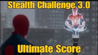 SpiderMan Miles Morales  Stealth Challenge 30 get Ultimate Score guide Financial District [upl. by Meeks448]