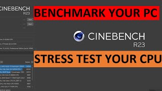 Benchmark your PC  Cinebench R23 – Step by step Tutorial [upl. by Ecneitap]