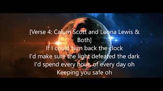 callum scott amp leona lewis you are the reason lyrics [upl. by Aicatsan]