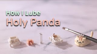 How I Lube Holy Panda Switches with Krytox 205g0 [upl. by East]