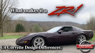 What makes it a ZR1 C4 Corvette Design Differences [upl. by Narmis299]