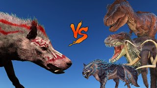 ANDREWSARCHUS vs ARK CREATURES [upl. by Nawud]