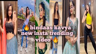 bindaas kavya new Instagram reel bindass kavya trending reel [upl. by Imim]