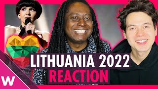 Monika Liu quotSentimentaiquot Reaction  Lithuania Eurovision 2022 [upl. by Nemajneb]