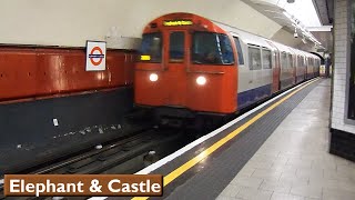 Elephant amp Castle  Bakerloo line  London Underground  1972 Tube Stock [upl. by Gagnon]