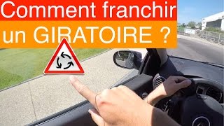 COMMENT FRANCHIR UN RONDPOINT  Giratoire [upl. by Atiugal]