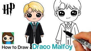 How to Draw Draco Malfoy Easy  Harry Potter [upl. by Joletta]