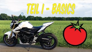 Motorradfahren lernen  Bedienung und Basics  Teil 1 [upl. by Arait]